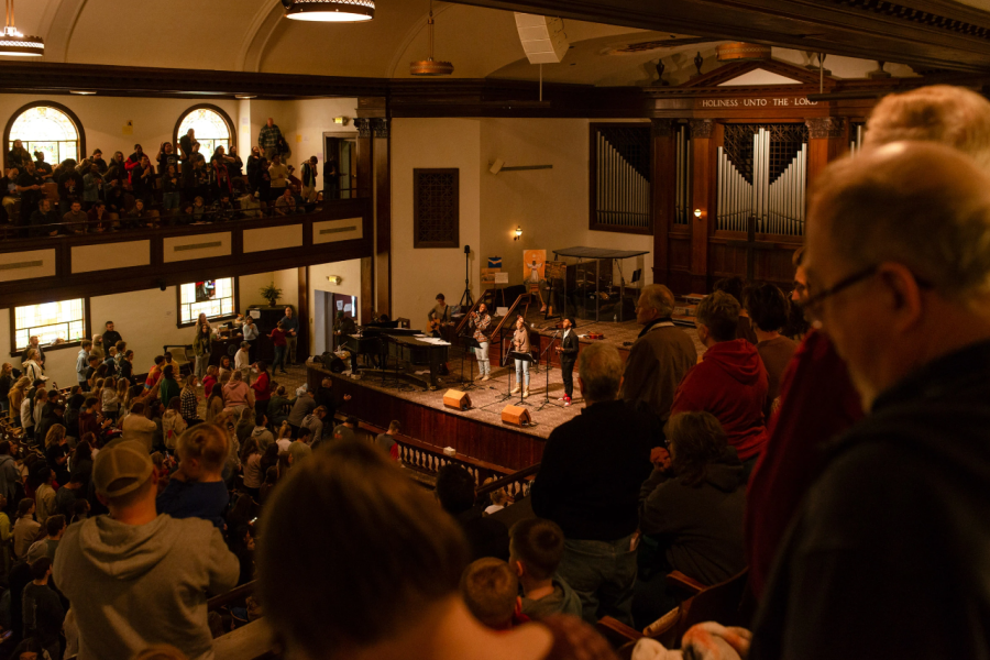 Asbury University Chapel is packed on February 17th, even 11 days after the service started.